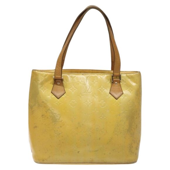 LOUIS VUITTON Monogram Vernis Houston Hand Bag Gris M91053 LV Auth ki5565 - Picture 2 of 16
